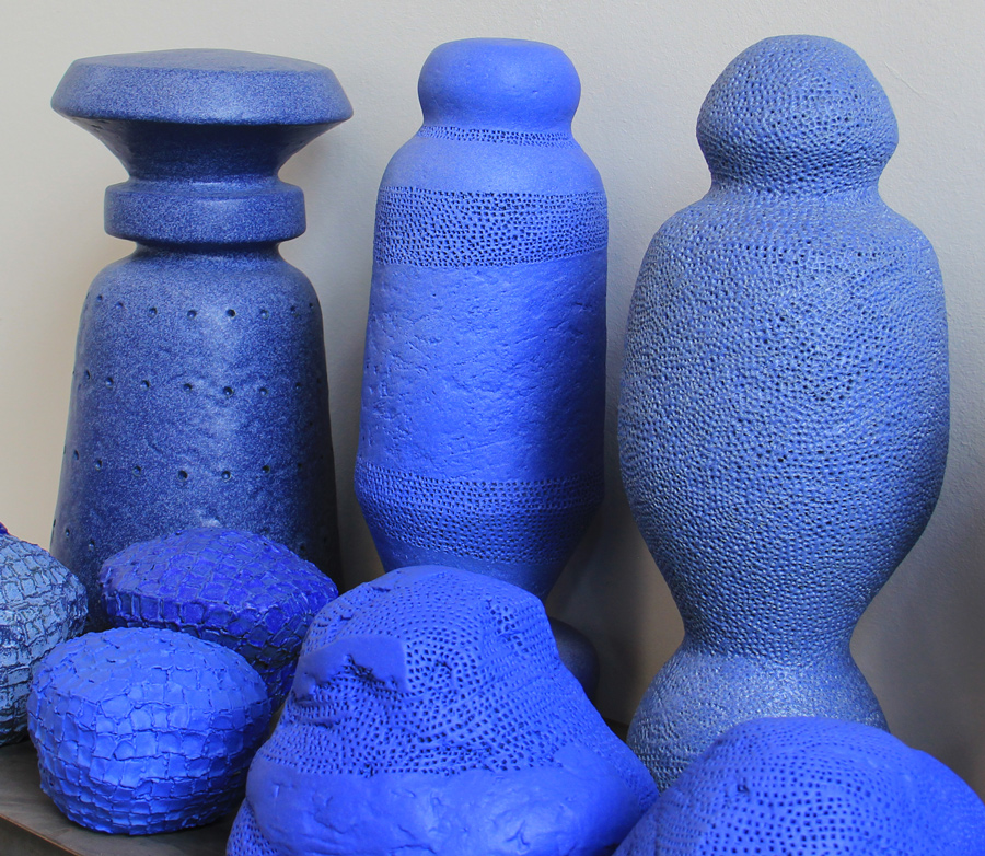 Photo sculptures résonances bleues