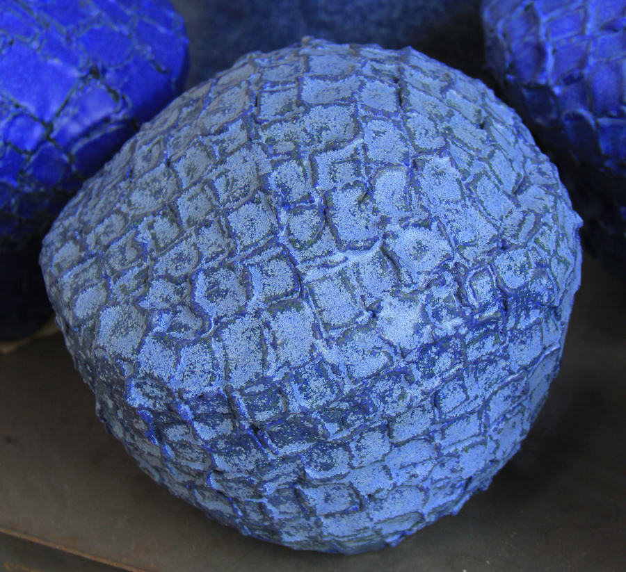 Photo sculptures résonances bleues