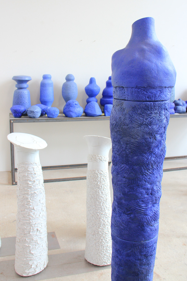 Photo sculptures r&eacute;sonances bleues